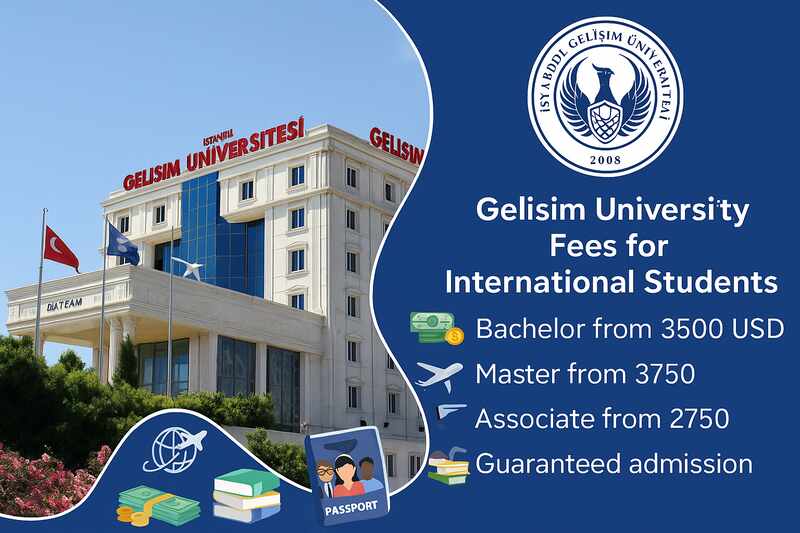 Gelisim University Fees - Programs Prices and Costs - رسوم جامعة جيليشيم في اسطنبول - اسعار التخصصات