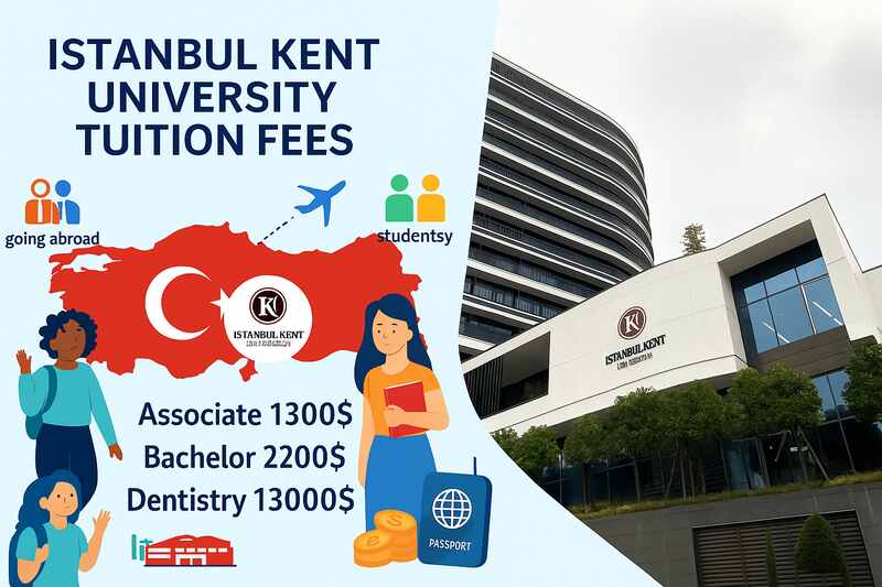 Istanbul Kent University Fees for international students - رسوم جامعة كينت اسطنبول للطلاب الدوليين