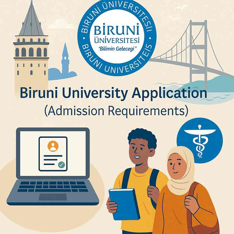 Apply to Biruni University - Application Requirements التسجيل في جامعة البيروني - شروط القبول - تقديم مجاني